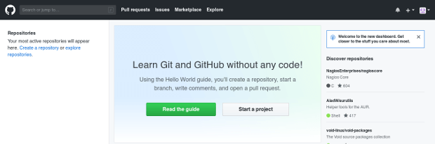 Dashboard GitHub Screenshot Dashboard GitHub