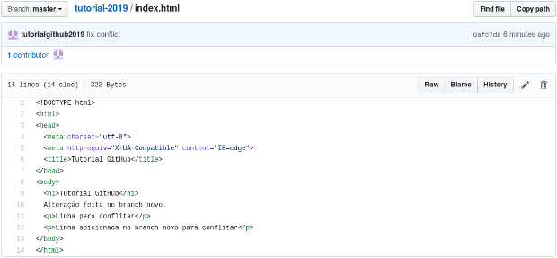 Screenshot GitHub arquivo atualizado Screenshot GitHub arquivo atualizado