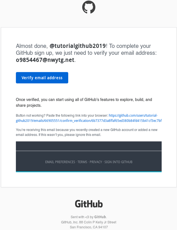 Email GitHub Screenshot Email GitHub