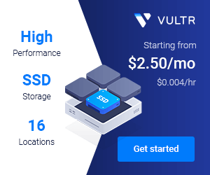 Vultr Cloud - Receba $ 50 em crédito Vultr Cloud - Receba $ 50 em crédito